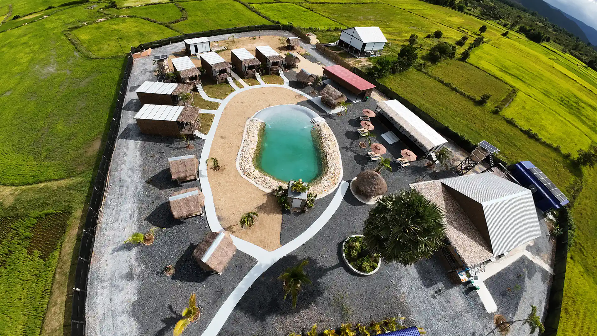 Vue du resort